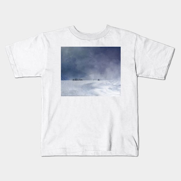 Winter winds Kids T-Shirt by SLUGDRAWS